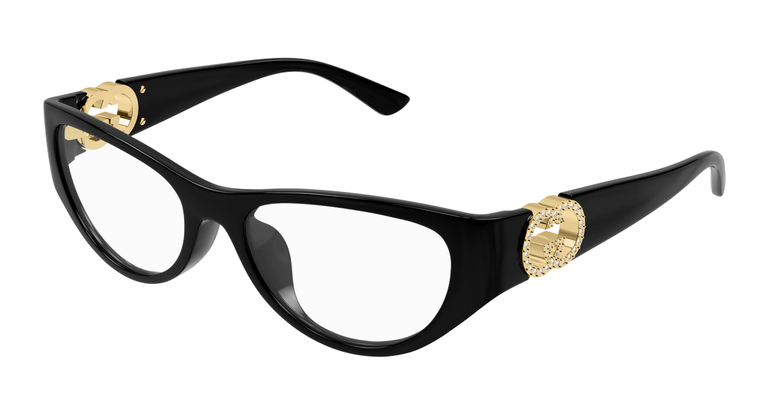 Gafas graduadas gucci gg1825o 004 negro cat eye femenino talla 54mm - Vista principal