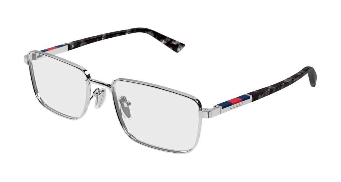 Occhiali da vista gucci gg1964o 003 plateado rectangular / squared masculino taglia 55mm - Vista principale