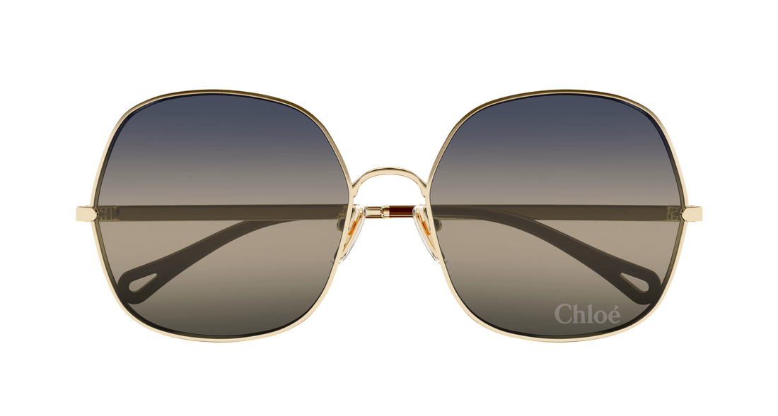 Sonnenbrillen chloé ch0282s 002 dorado square femenino größe 60mm - Detailansicht