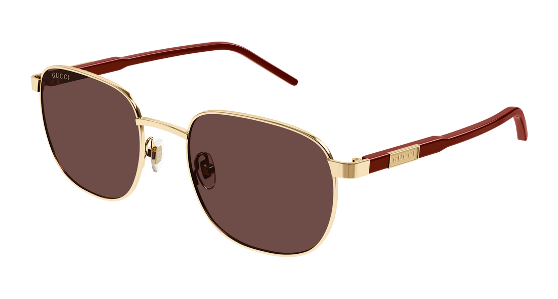 Gafas de sol gucci gg1799s 004 dorado square masculino talla 54mm - Vista principal