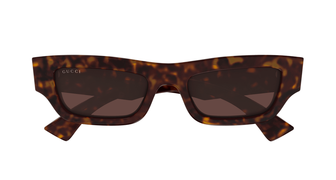 Gafas de sol gucci gg1839s 002 havana square masculino talla 52mm - Vista de detalle