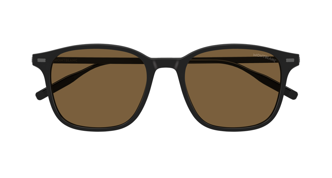 Sonnenbrillen montblanc mb0445sa 002 negro rectangular / squared masculino größe 54mm - Detailansicht