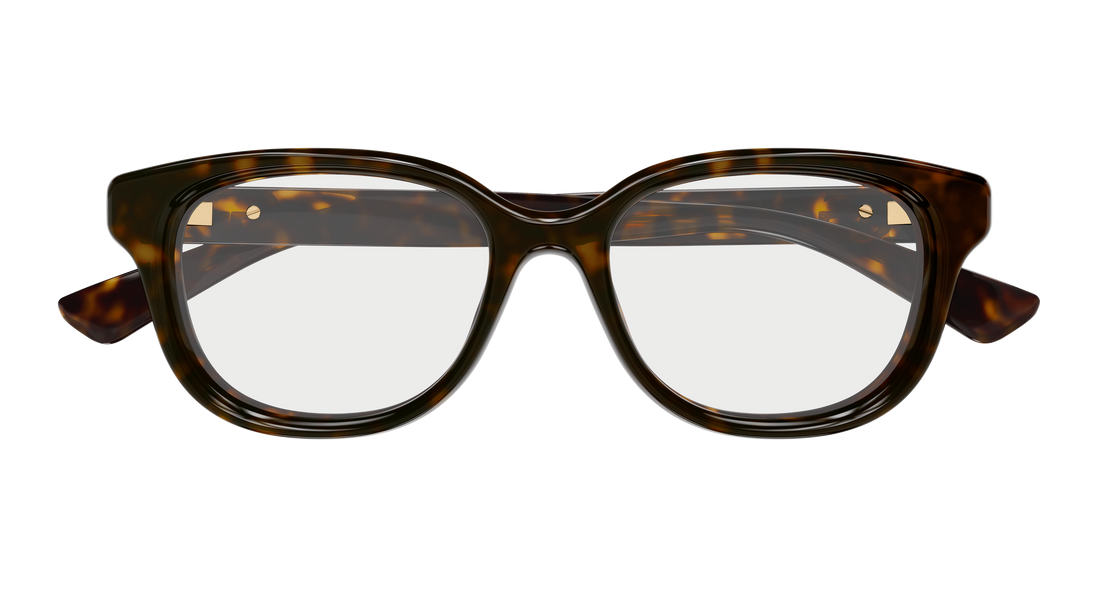 Occhiali da vista gucci gg1978o 006 havana rectangular / squared femenino taglia 54mm - Vista dettagliata