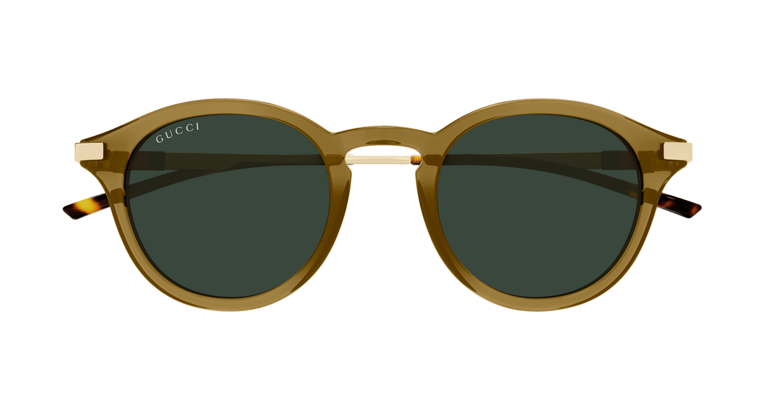 Gafas de sol gucci gg1890s 003 marron round masculino talla 48mm - Vista de detalle