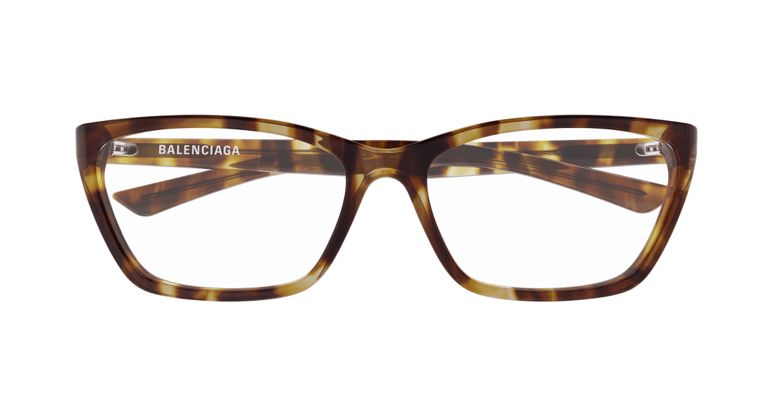 Gafas graduadas balenciaga bb0406o 003 havana cat eye femenino talla 59mm - Vista de detalle