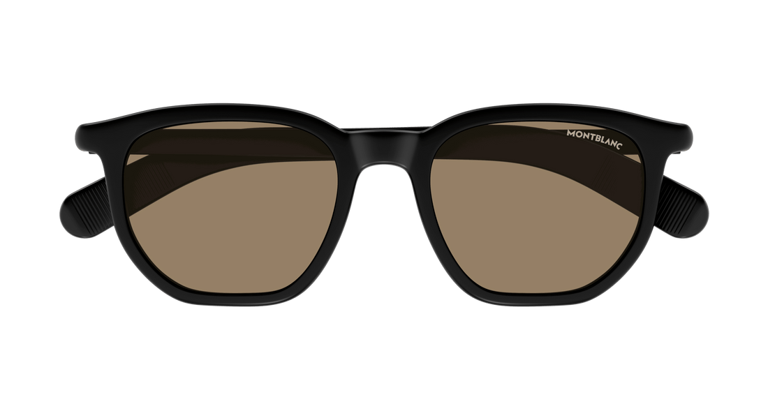 Zonnebrillen montblanc mb0352s 007 negro square masculino maat 50mm - Detailaanzicht