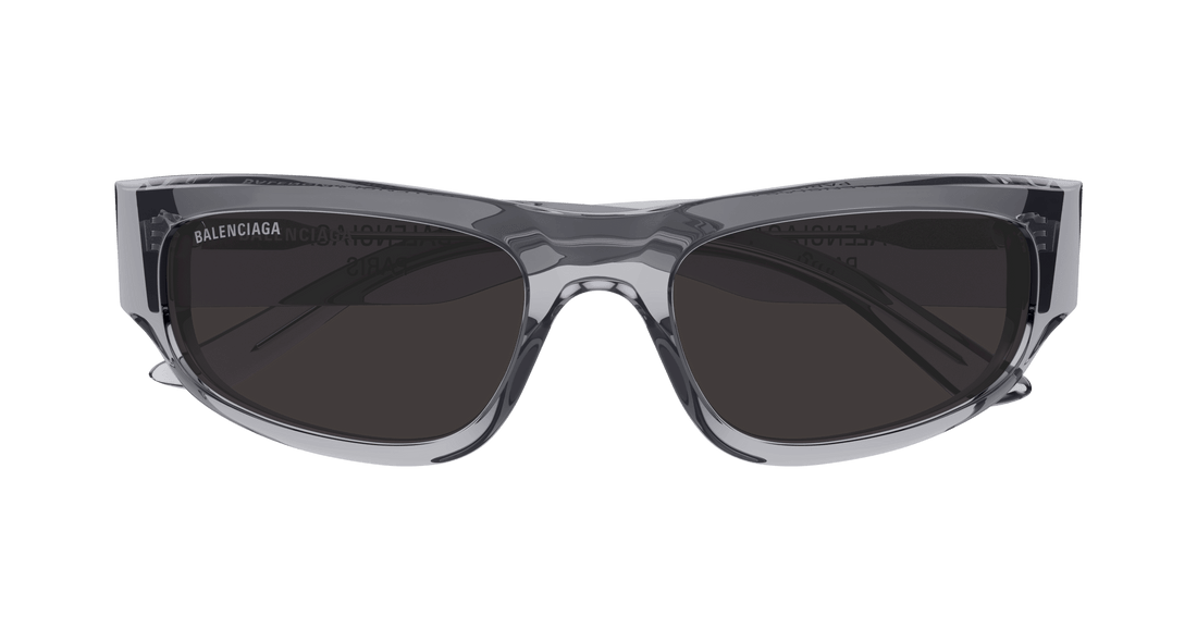 Sunglasses balenciaga bb0388s 004 gris square unisex size 56mm - Detailed view
