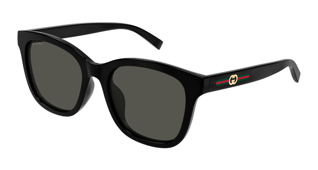 Óculos de sol gucci gg1984sk 001 negro round/oval/panthos femenino tamanho 55mm - Vista principal