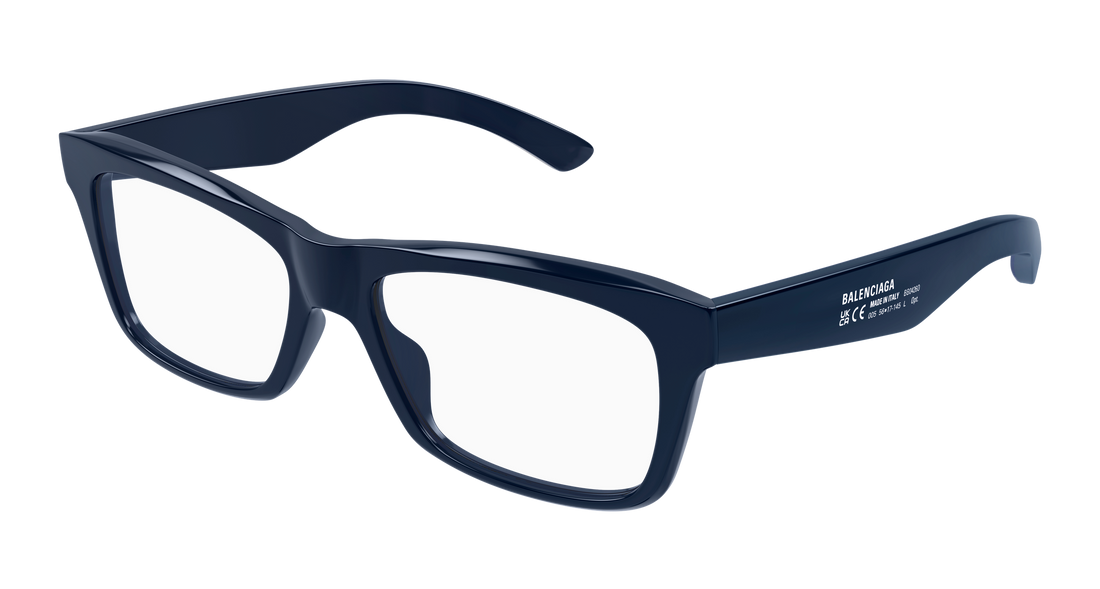 Gafas graduadas balenciaga bb0426o 005 azul rectangular / squared masculino talla 56mm - Vista principal