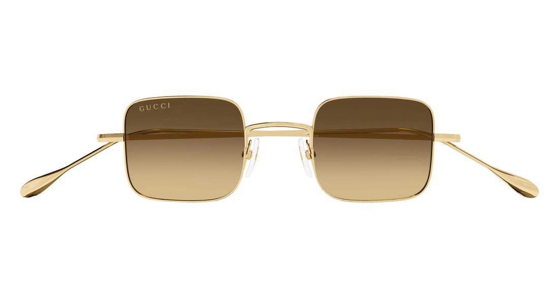 Gafas de sol gucci gg1813s 002 dorado square unisex talla 41mm - Vista de detalle