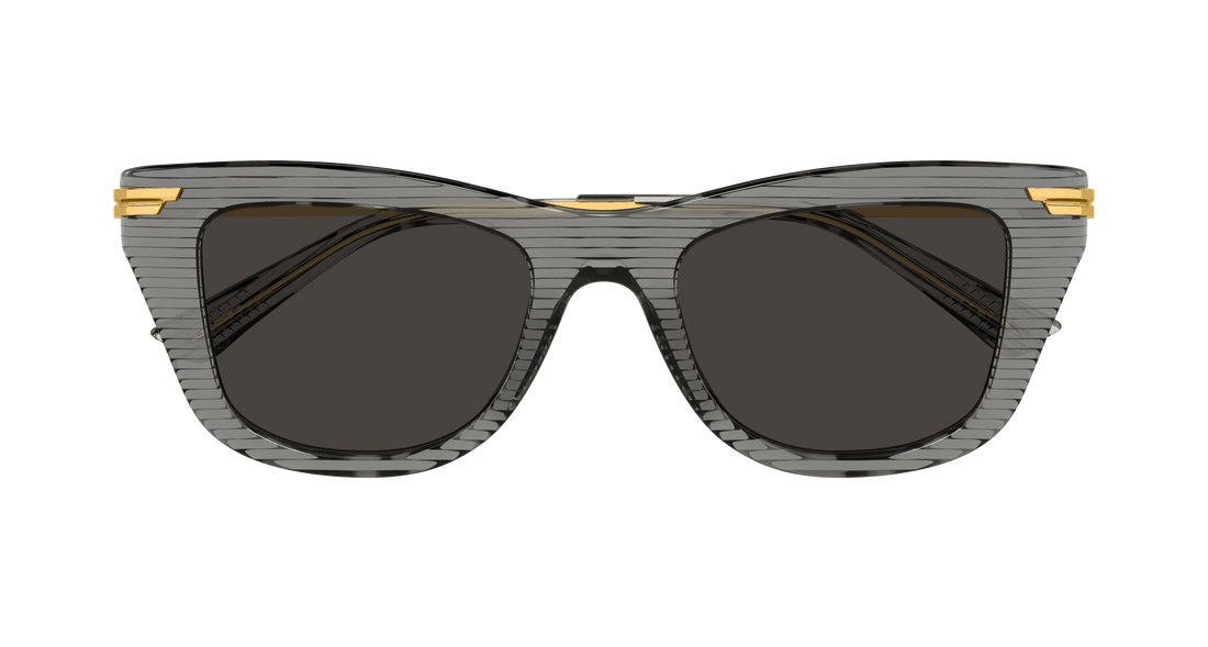 Óculos de sol bottega veneta bv1369s 003 havana square femenino tamanho 50mm - Vista de detalhe