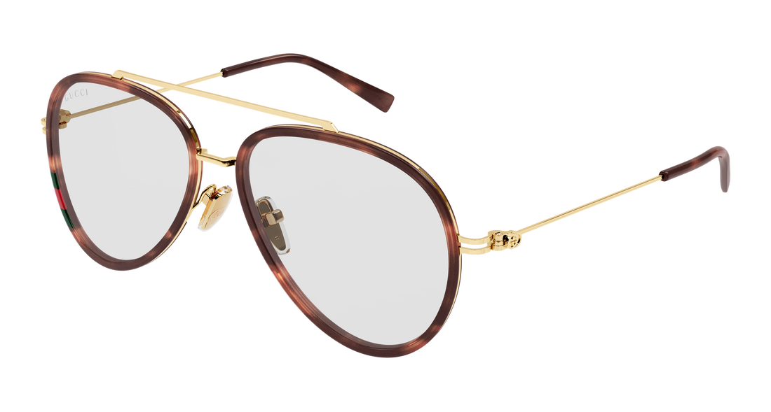 Sunglasses gucci gg1981s 006 havana pilot/navigator masculino size 56mm - Main view