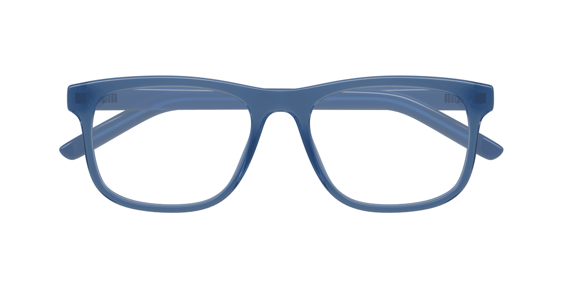 Brillen puma pu0496o 004 azul square masculino größe 55mm - Detailansicht