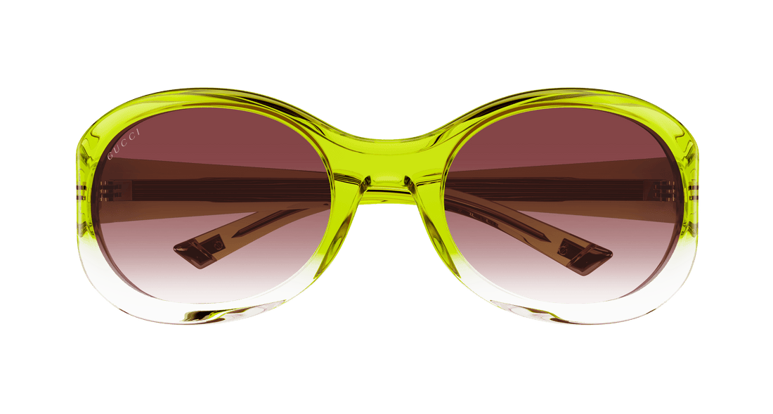 Sunglasses gucci gg2012s 013 verde round femenino size 62mm - Detailed view