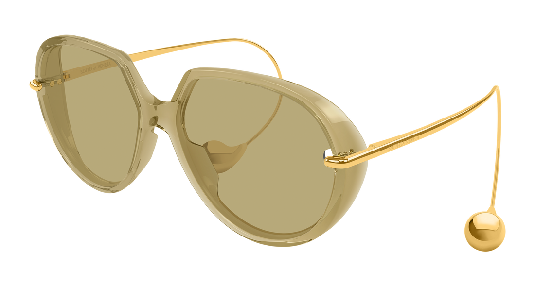 Sunglasses bottega veneta bv1436s 004 amarillo unisex size 60mm - Main view