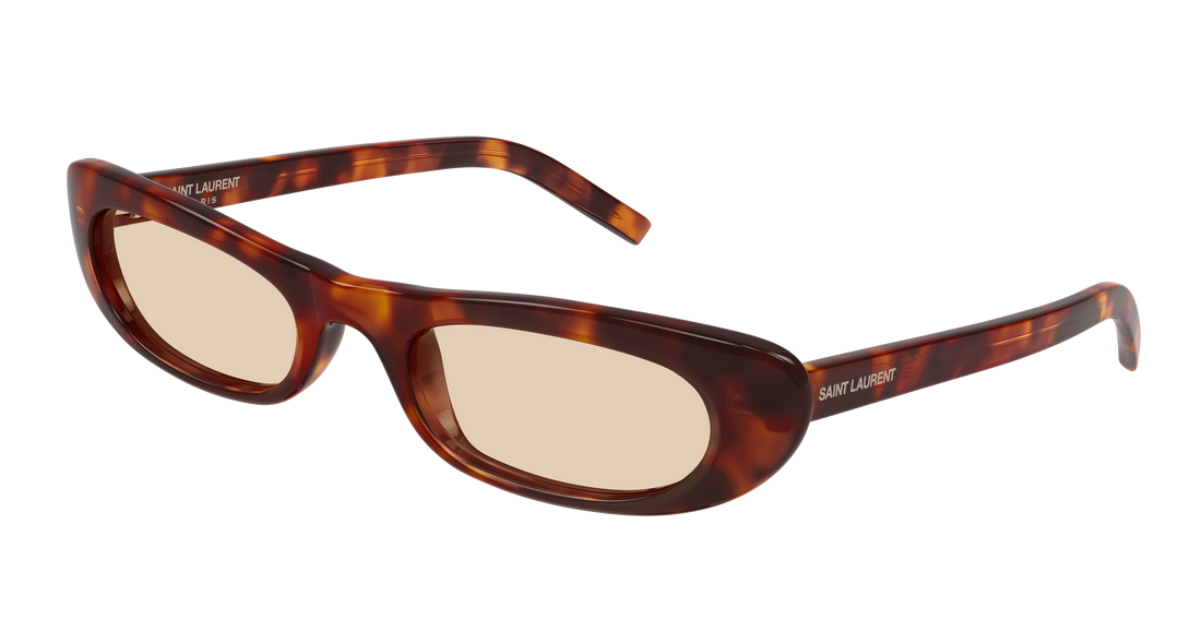 Sonnenbrillen saint laurent sl 557 shade 008 havana round/oval/panthos femenino größe 53mm - Hauptansicht