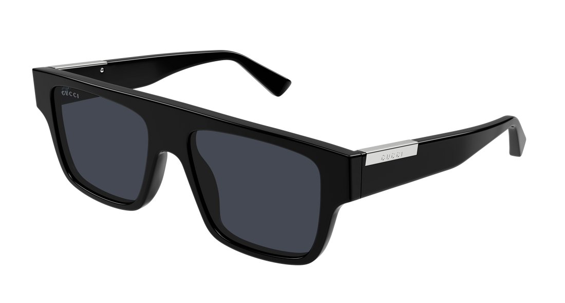 Óculos de sol gucci gg1960s 001 negro rectangular / squared masculino tamanho 53mm - Vista principal