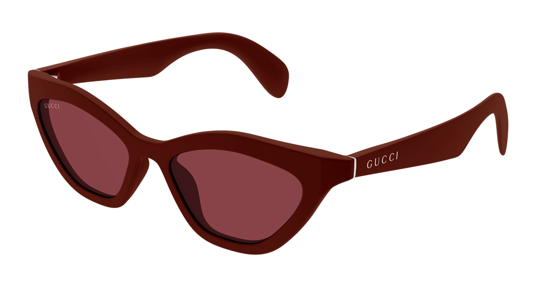 Óculos de sol gucci gg1931s 004 burdeos cat eye femenino tamanho 52mm - Vista principal