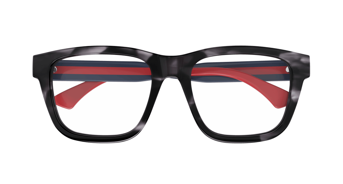 Occhiali da vista gucci gg1870o 008 havana square masculino taglia 56mm - Vista dettagliata