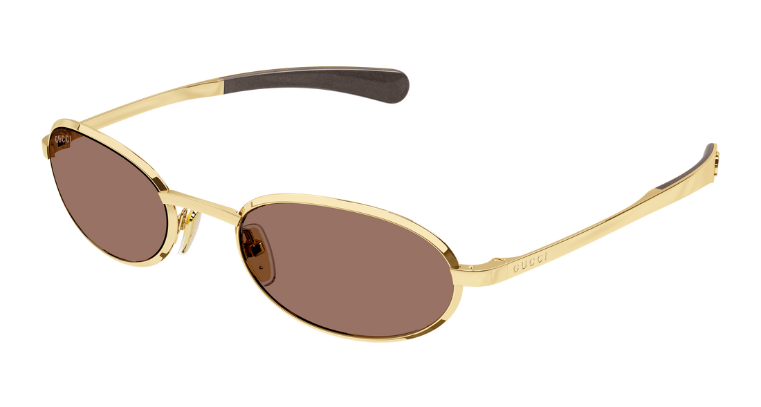 Óculos de sol gucci gg1942s 003 dorado round/oval/panthos masculino tamanho 53mm - Vista principal