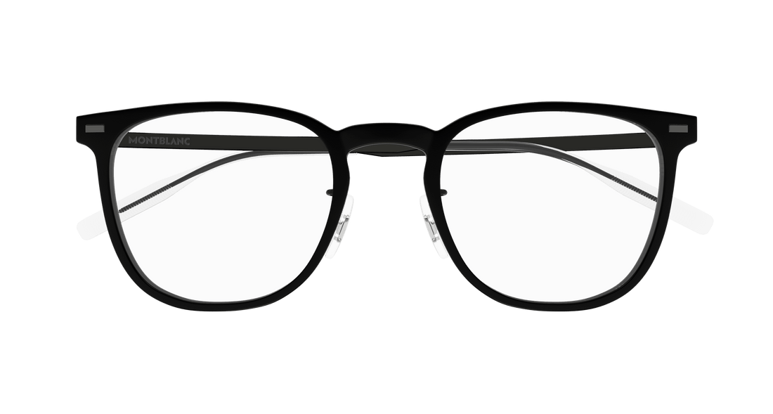 Briller montblanc mb0393on 002 negro square masculino størrelse 51mm - Detaljeret visning