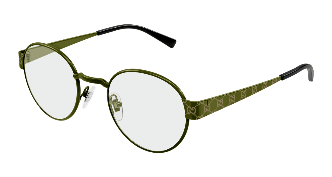 Brillen gucci gg1855o 003 verde round masculino größe 48mm - Hauptansicht