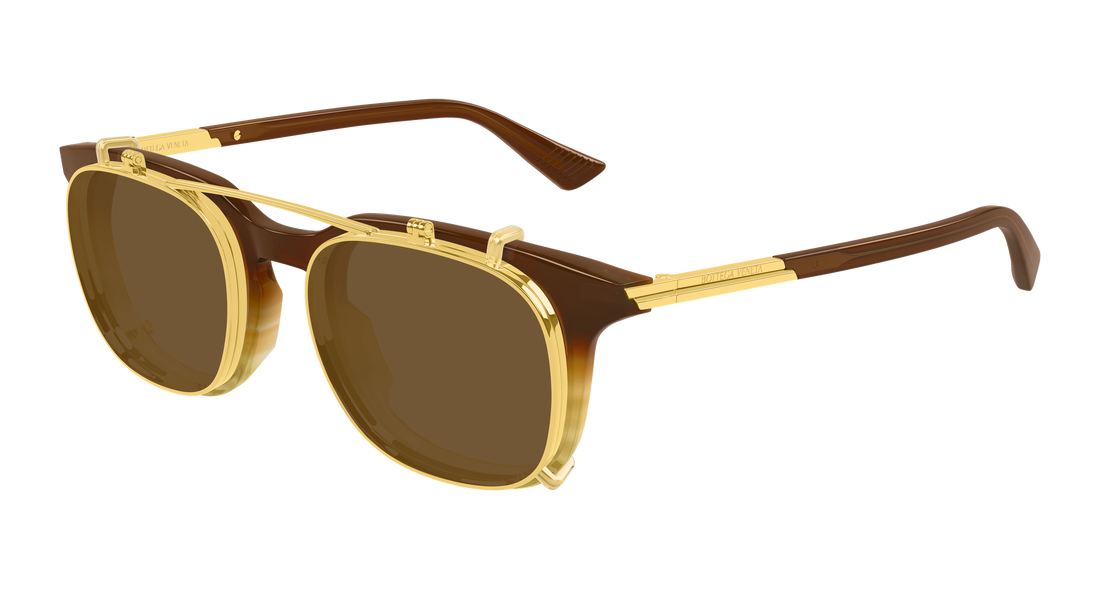 Sunglasses bottega veneta bv1429s 002 marron rectangular / squared masculino size 49mm - Main view