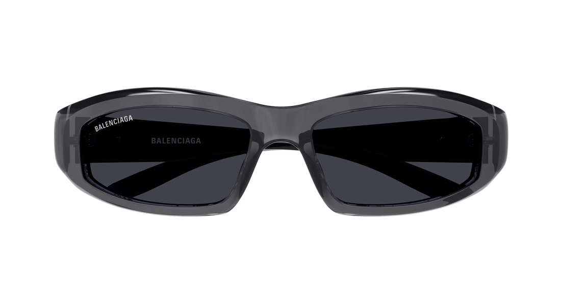 Gafas de sol balenciaga bb0408s 004 gris square masculino talla 58mm - Vista de detalle