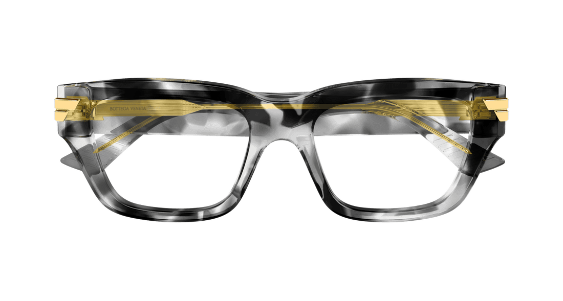 Gafas graduadas bottega veneta bv1190o 009 havana square femenino talla 52mm - Vista de detalle