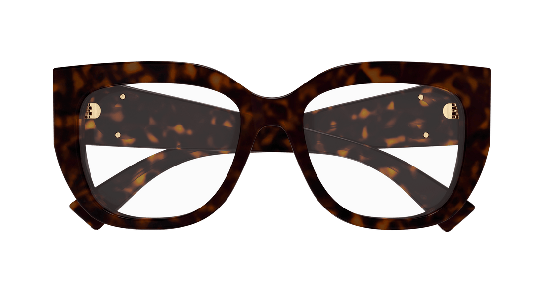 Occhiali da vista gucci gg1846o 002 havana butterfly femenino taglia 54mm - Vista dettagliata