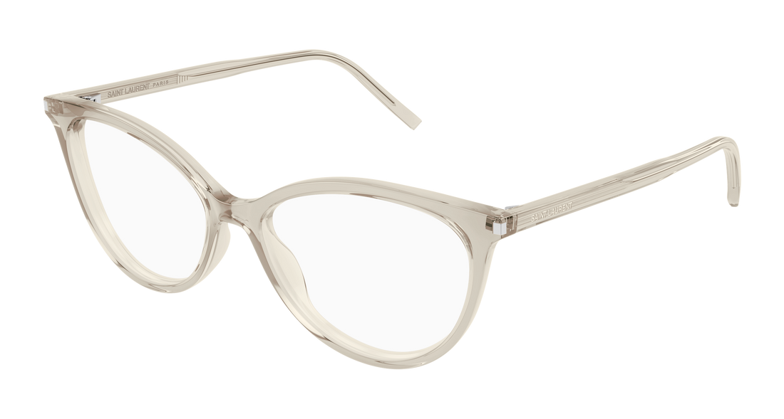 Brillen saint laurent sl 261 009 amarillo cat eye femenino größe 53mm - Hauptansicht