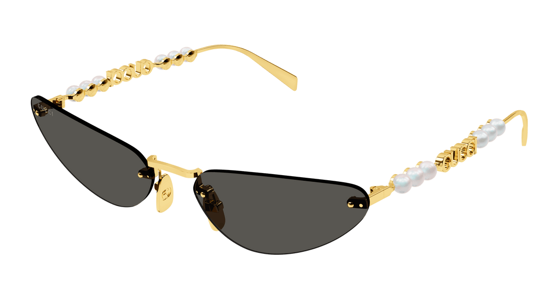 Sunglasses gucci gg1920s 001 dorado cat eye femenino size 63mm - Main view