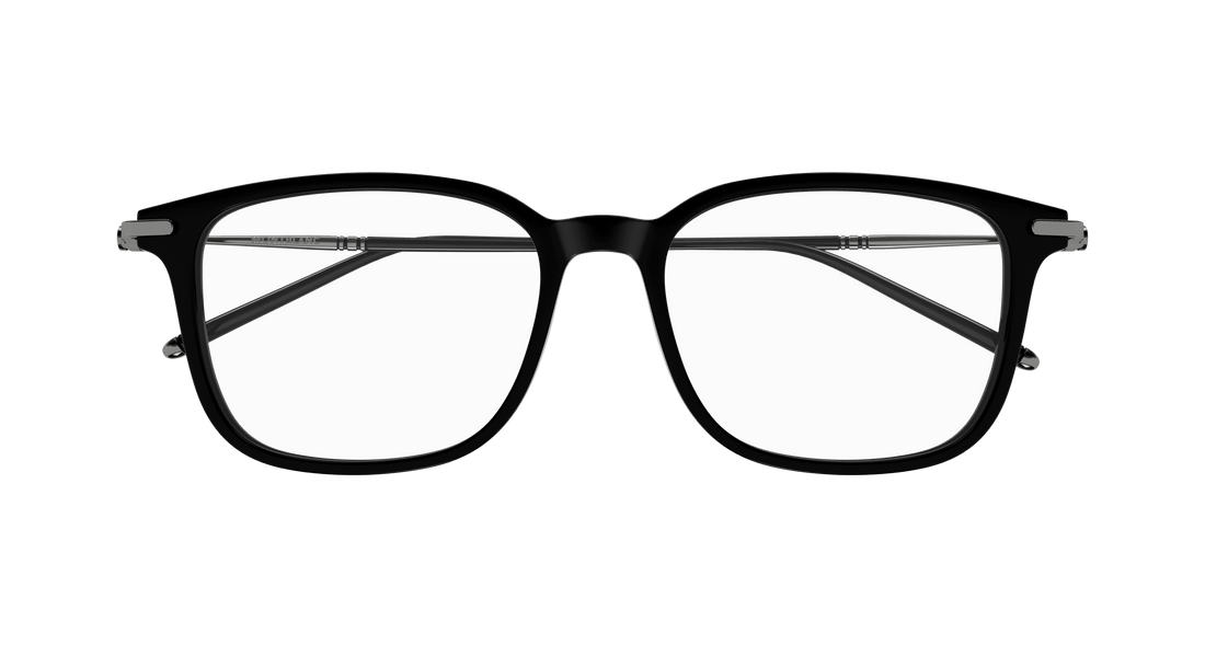 Occhiali da vista montblanc mb0413oa 001 negro cat eye masculino taglia 54mm - Vista dettagliata