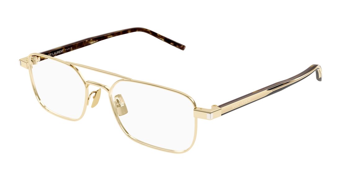 Brillen saint laurent sl 780 002 dorado square masculino größe 52mm - Hauptansicht