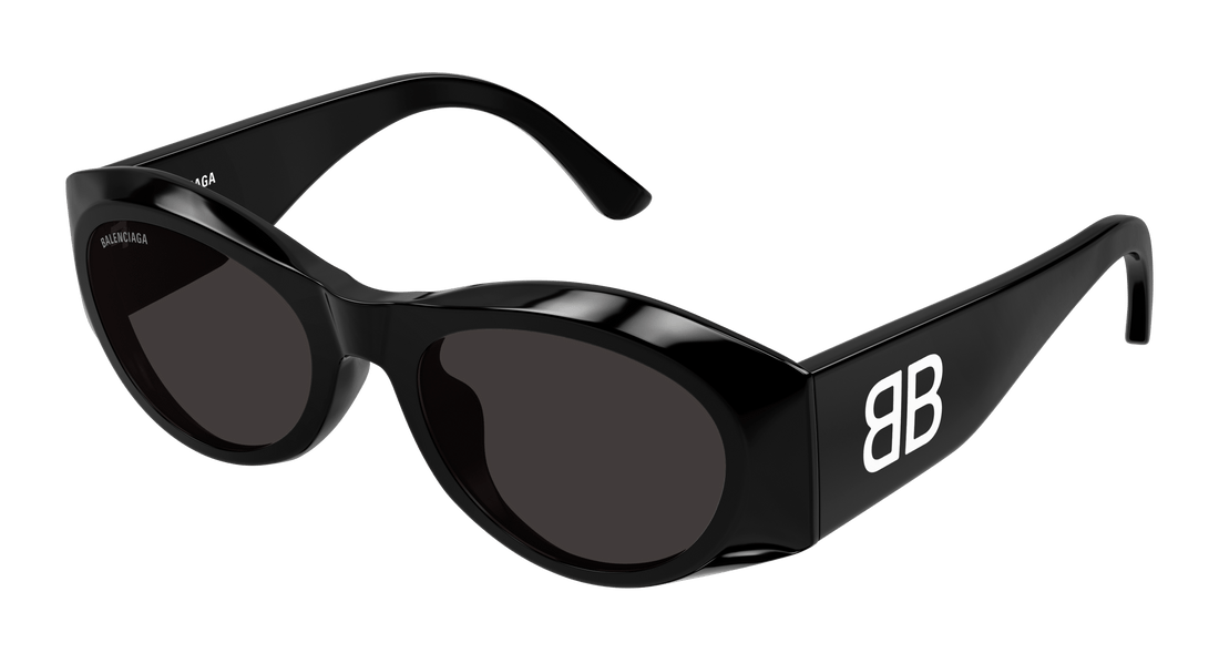 Sunglasses balenciaga bb0396sk 001 negro round femenino size 55mm - Main view