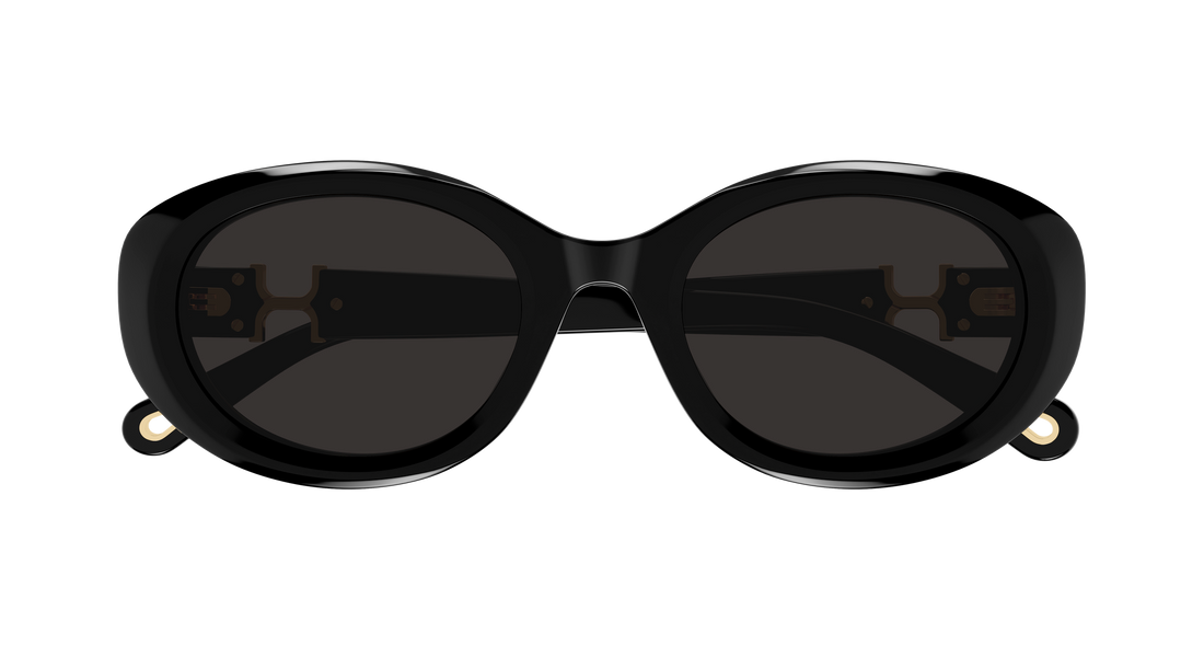 Sunglasses chloé ch0323sk 001 negro round/oval/panthos femenino size 54mm - Detailed view