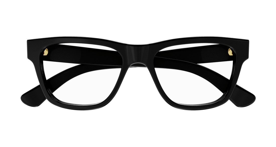Gafas graduadas gucci gg1795o 001 negro square masculino talla 52mm - Vista de detalle