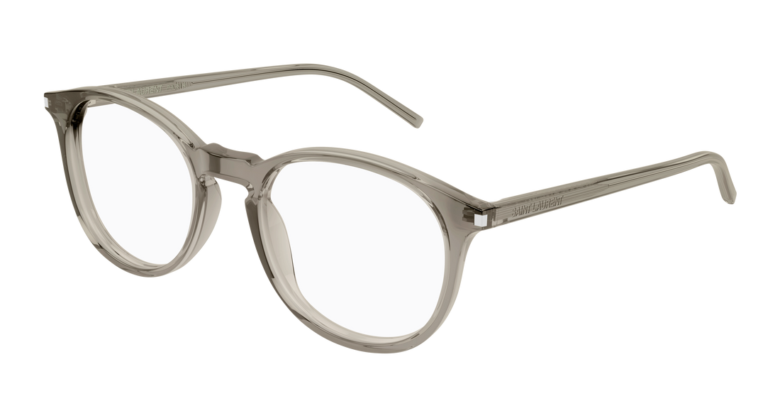 Brillen saint laurent sl 106 025 marron round unisex größe 50mm - Hauptansicht