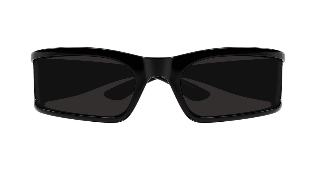 Lunettes de soleil balenciaga bb0458s 001 negro mask unisex taille 73mm - Vue détaillée
