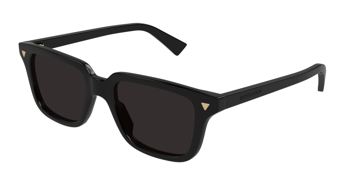 Óculos de sol bottega veneta bv1363s 001 negro square unisex tamanho 50mm - Vista principal