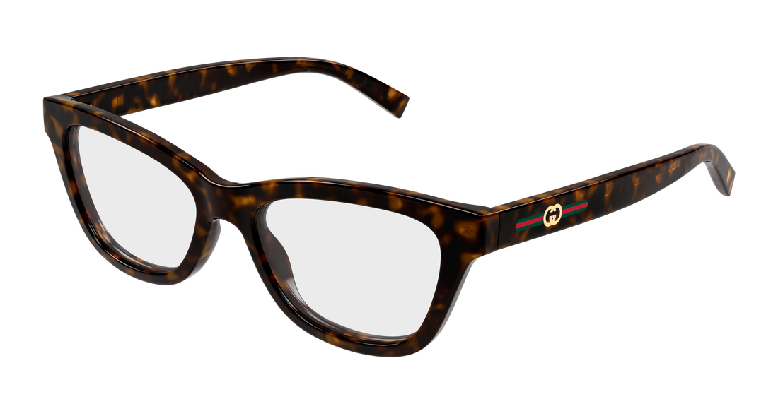 Brillen gucci gg1983o 002 havana cat eye femenino größe 52mm - Hauptansicht