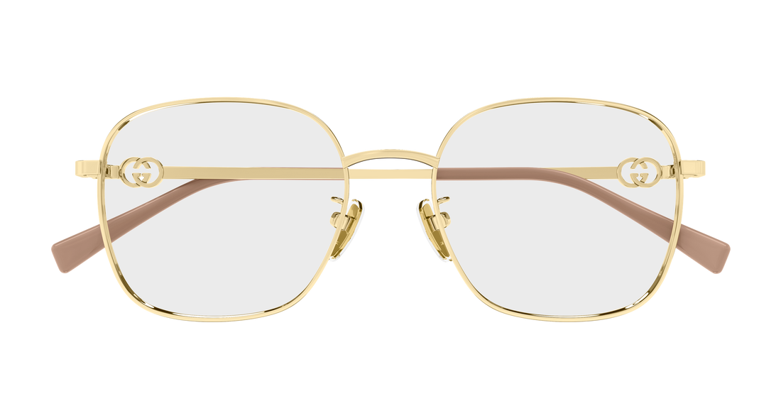 Occhiali da vista gucci gg2006oa 001 dorado round/oval/panthos femenino taglia 53mm - Vista dettagliata