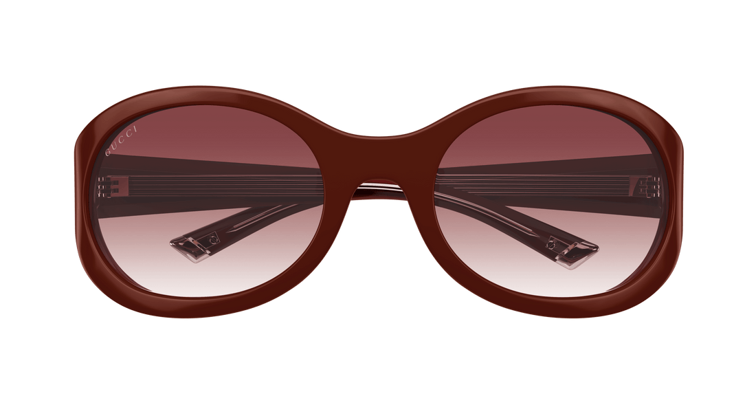 Sunglasses gucci gg2012s 002 burdeos round femenino size 62mm - Detailed view
