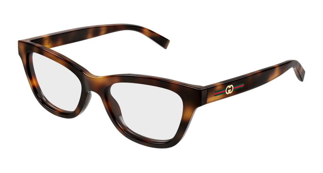 Brillen gucci gg1983o 004 havana cat eye femenino größe 52mm - Hauptansicht