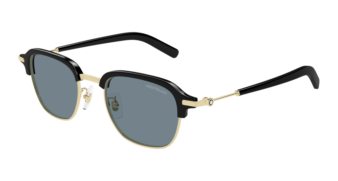 Sonnenbrillen montblanc mb0390s 002 dorado rectangular / squared masculino größe 50mm - Hauptansicht