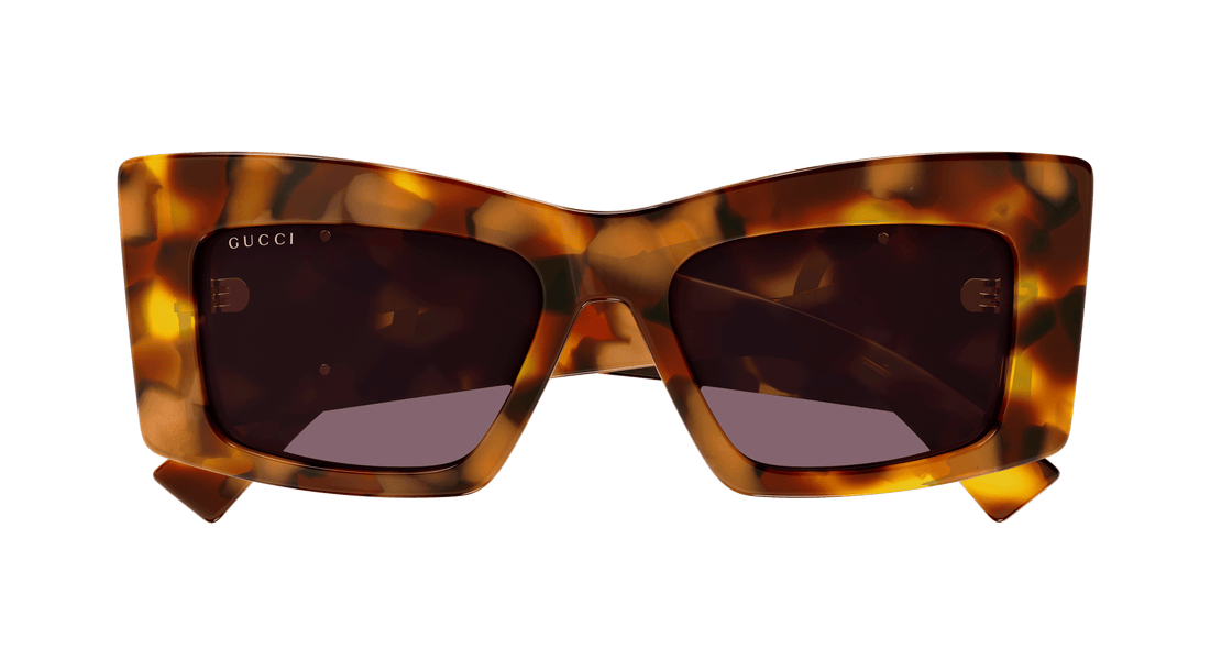 Gafas de sol gucci gg1842s 003 havana butterfly femenino talla 53mm - Vista de detalle