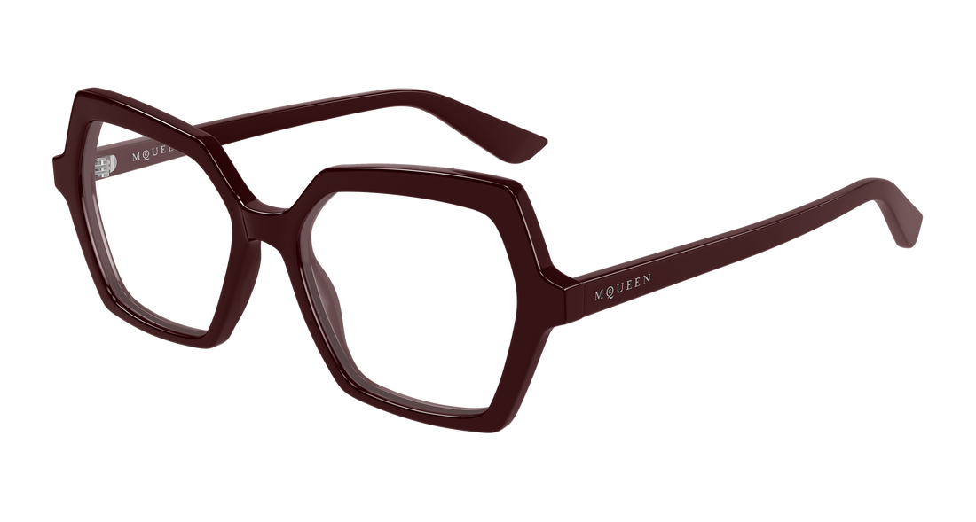 Brillen alexander mcqueen am0537o 004 rojo geometric femenino größe 54mm - Hauptansicht