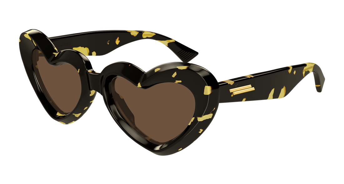 Óculos de sol bottega veneta bv1432s 002 havana cat eye femenino tamanho 55mm - Vista principal