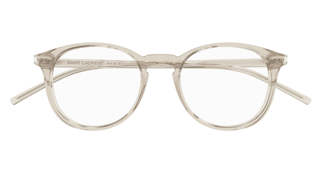 Brillen saint laurent sl 106 024 amarillo round unisex größe 50mm - Detailansicht