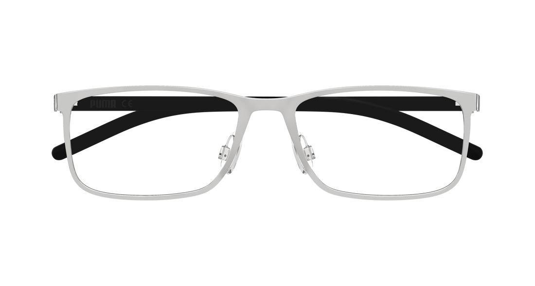 Occhiali da vista puma pu0490o 003 plateado square masculino taglia 58mm - Vista dettagliata
